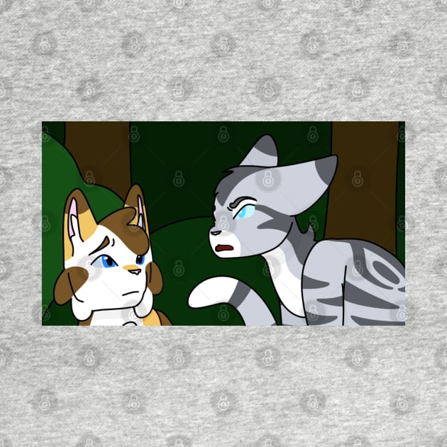 Jayfeather and Poppyfrost by ceolsonart